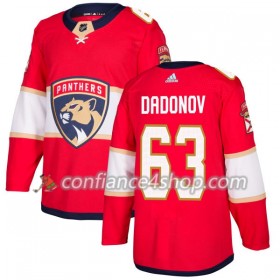 Adidas Maillot de Hockey Florida Panthers Evgenii Dadonov 63 2017-2018 Rouge Authentic - Homme